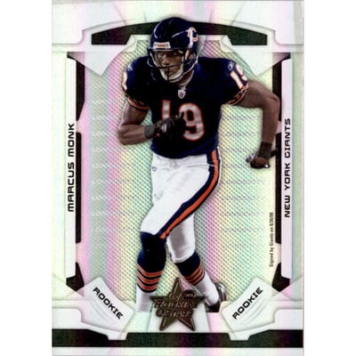 2008 Leaf Rookies and Stars Longevity Parallel Silver Holofoil #158 Marcus Monk
