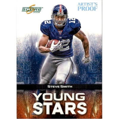 2008 Score Young Stars Artist's Proof #6 Steve Smith USC
