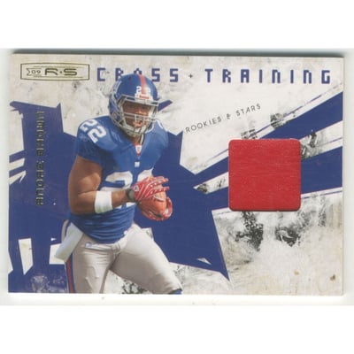 2009 Donruss Rookies and Stars Crosstraining Materials Prime #31 Andre Brown