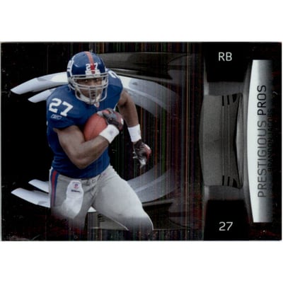 2009 Playoff Prestige Prestigious Pros Black #6 Brandon Jacobs