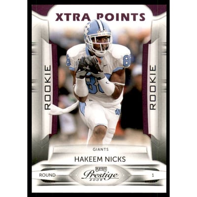 2009 Playoff Prestige Xtra Points Purple #142 Hakeem Nicks