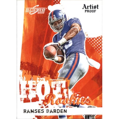 2009 Score Hot Rookies Artist's Proof #27 Ramses Barden