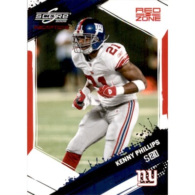 2009 Score Inscriptions Red Zone #198 Kenny Phillips