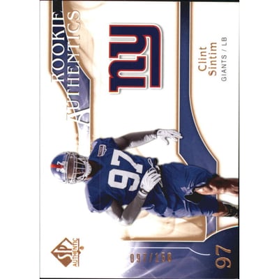 2009 SP Authentic Bronze #273 Clint Sintim