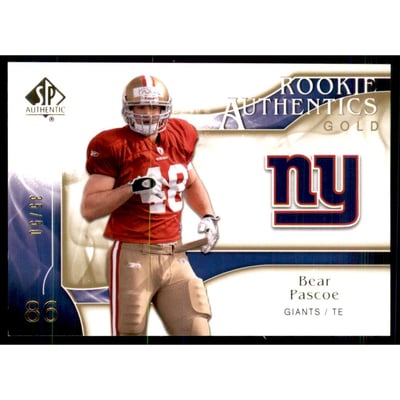 2009 SP Authentic Gold #291 Bear Pascoe