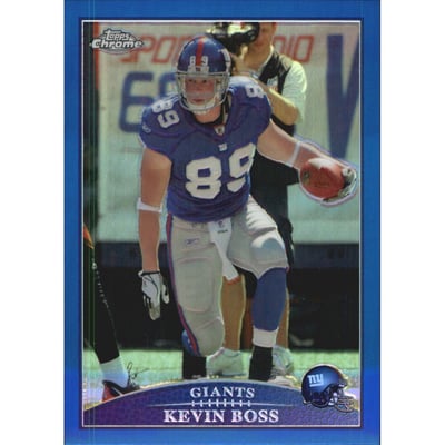 2009 Topps Chrome Blue Refractors #TC48 Kevin Boss