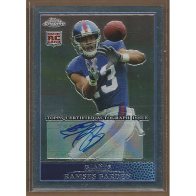 2009 Topps Chrome Rookie Autographs #TC199 Ramses Barden D