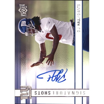 2009 Upper Deck Signature Shots #SSHA DJ Hall