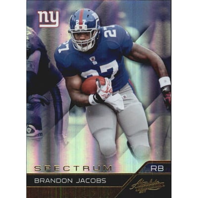 2011 Absolute Memorabilia Spectrum Gold #64 Brandon Jacobs