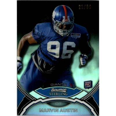 2011 Bowman Sterling Black Refractors #16 Marvin Austin