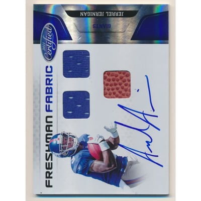 2011 Certified Mirror Blue #273 Jerrel Jernigan JSY AU/50
