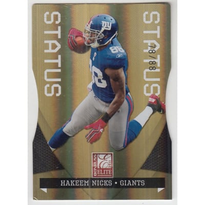 2011 Donruss Elite Status #65 Hakeem Nicks/88