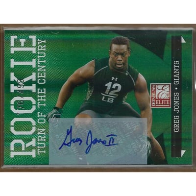 2011 Donruss Elite Turn of the Century Autographs #141 Greg Jones/499