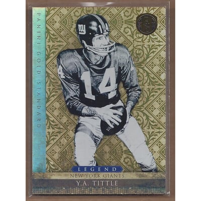 2011 Panini Gold Standard #138 Y.A. Tittle
