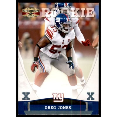 2011 Panini Gridiron Gear Platinum X's #172 Greg Jones