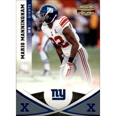 2011 Panini Gridiron Gear Platinum X's #80 Mario Manningham
