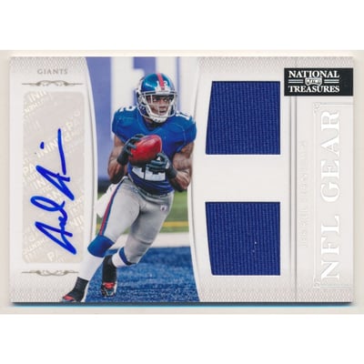 2011 Playoff National Treasures NFL Gear Combos Signatures #17 Jerrel Jernigan/49