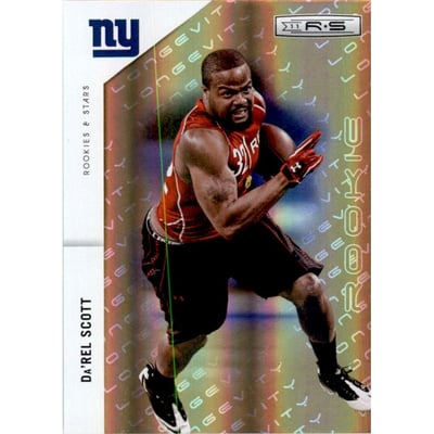 2011 Rookies and Stars Longevity Parallel Gold #180 Da'Rel Scott