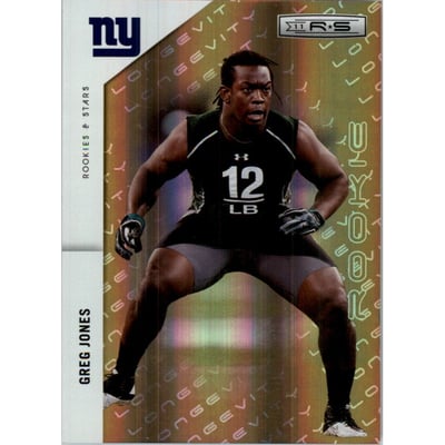 2011 Rookies and Stars Longevity Parallel Gold #191 Greg Jones