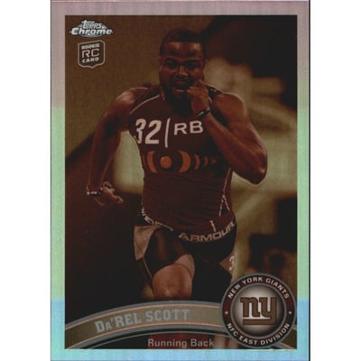 2011 Topps Chrome Sepia Refractors #32 Da'Rel Scott
