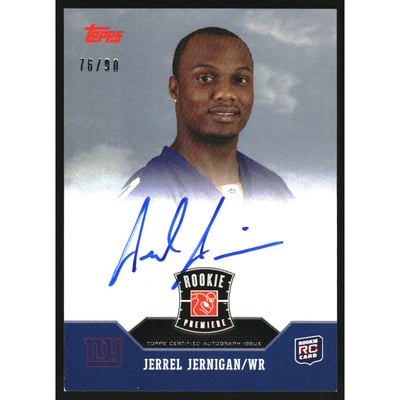 2011 Topps Rookie Premiere Autographs #RPJJE Jerrel Jernigan