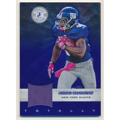2011 Totally Certified Blue Materials #52 Ahmad Bradshaw/249