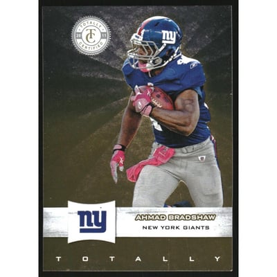 2011 Totally Certified Gold #52 Ahmad Bradshaw