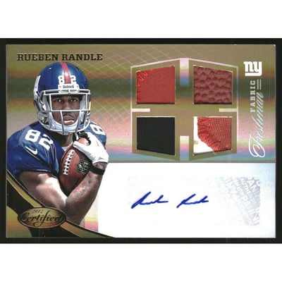 2012 Certified Mirror Gold #345 Rueben Randle JSY AU