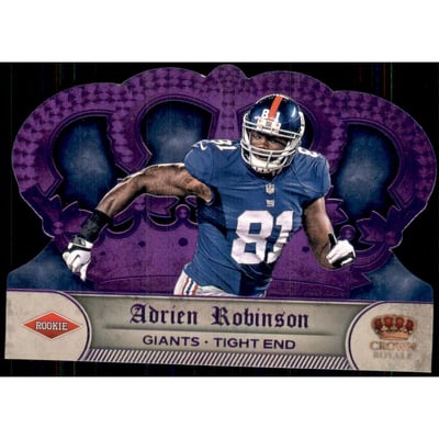 2012 Crown Royale Purple #152 Adrien Robinson
