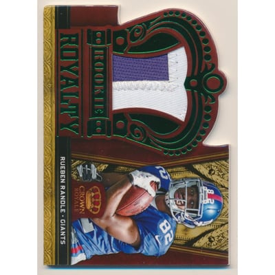 2012 Crown Royale Rookie Royalty Materials Green Prime #29 Rueben Randle