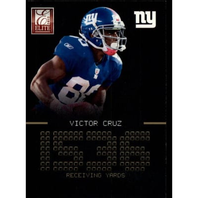 2012 Elite Prime Numbers Black #17 Victor Cruz