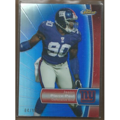 2012 Finest Blue Refractors #11 Jason Pierre-Paul