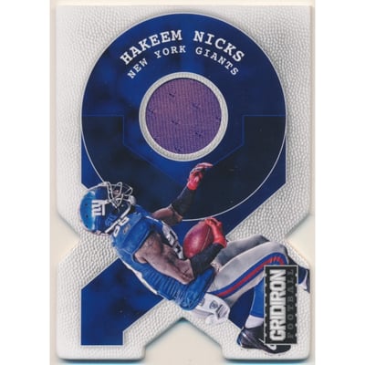 2012 Gridiron Jerseys X's #71 Hakeem Nicks/99