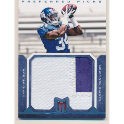 2012 Momentum Preferred Picks Jumbo Prime #10 David Wilson