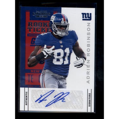 2012 Panini Contenders #102B Adrien Robinson AU SP/200*
