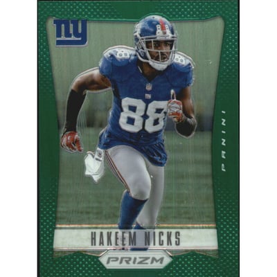 2012 Panini Prizm Prizms Green #126 Hakeem Nicks