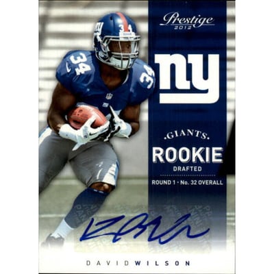 2012 Prestige Rookie Autographs #244 David Wilson/499