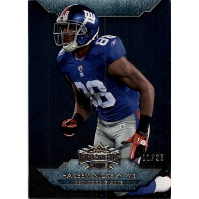 2012 Topps Triple Threads Sapphire #68 Hakeem Nicks