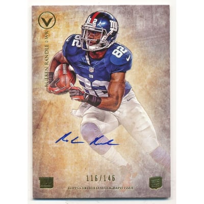 2012 Topps Valor Legionary Autographs #LARR Rueben Randle/146