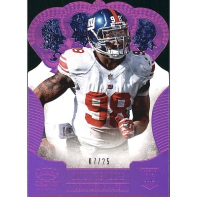 2013 Crown Royale Red Holofoil #125 Damontre Moore