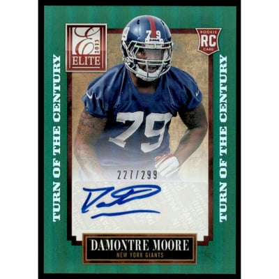 2013 Elite Turn of the Century Autographs #122 Damontre Moore/299