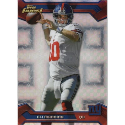 2013 Finest Xfractors #10 Eli Manning