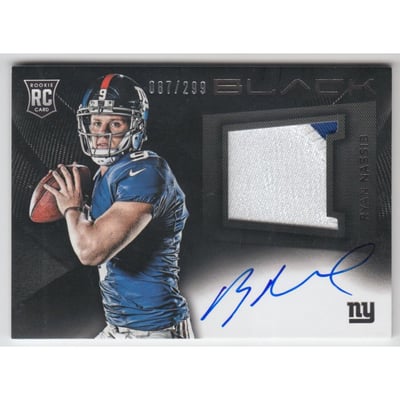 2013 Panini Black Rookie Signature Materials Prime #232 Ryan Nassib