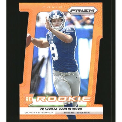 2013 Panini Prizm Prizms Orange Die Cut #281 Ryan Nassib