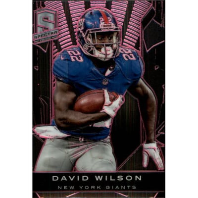 2013 Panini Spectra Embossed Pink #66 David Wilson