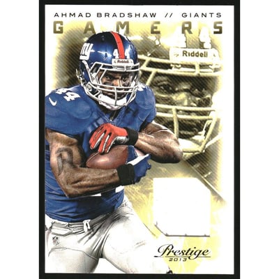 2013 Prestige Gamers Materials #3 Ahmad Bradshaw