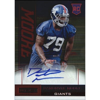 2013 Rookies and Stars Longevity Rookie Autographs Ruby #119 Damontre Moore/149