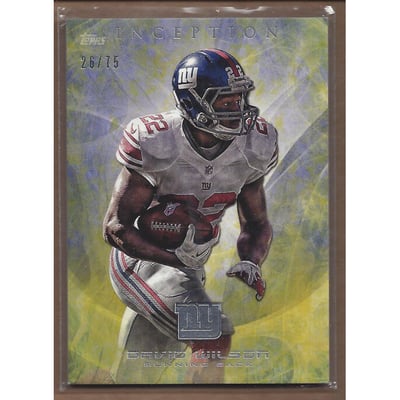 2013 Topps Inception Yellow #5 David Wilson