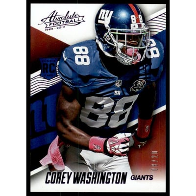 2014 Absolute Spectrum Purple #106 Corey Washington