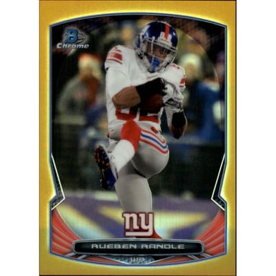 2014 Bowman Chrome Gold Refractors #87 Rueben Randle